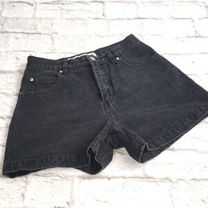 Anchor Blue women's High Waist Shorts Black Size 9